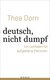 E-Book deutsch, nicht dumpf