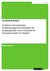 E-Book Vergleich internationaler Projektmanagement-Standards als Ausgangspunkt eines Standards für Strategieprojekte im Einkauf