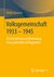 E-Book Volksgemeinschaft 1933 - 1945