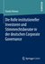 E-Book Die Rolle institutioneller Investoren und Stimmrechtsberater in der deutschen Corporate Governance