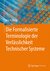 E-Book Die Formalisierte Terminologie der Verlässlichkeit Technischer Systeme