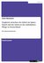 E-Book Vergleich zwischen der Arbeit im Spitex Zürich mit der Arbeit in der ambulanten Pflege in Deutschland