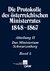Die Protokolle des österreichischen Ministerrates 1848-1867 Abteilung II: Das Ministerium Schwarzenberg Band 5