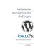 E-Book Wordpress für Anfänger