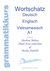 Wörterbuch Deutsch - Englisch -Vietnamesisch A1