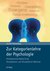 E-Book Zur Kategorienlehre der Psychologie
