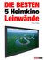 E-Book Die besten 5 Heimkino-Leinwände