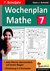 E-Book Wochenplan Mathe / Klasse 7