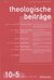 theologische beiträge theologische beiträge