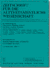 Zeitschrift für die Alttestamentliche Wissenschaft Zeitschrift für die Alttestamentliche Wissenschaft