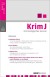KrimJ - Kriminologisches Journal KrimJ - Kriminologisches Journal