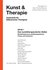 Kunst & Therapie. Zeitschrift für bildnerische Therapien Kunst & Therapie. Zeitschrift für bildnerische Therapien