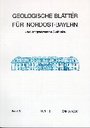 Geologische Blätter für Nordostbayern