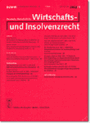 Deutsche Zeitschrift für Wirtschafts- und Insolvenzrecht