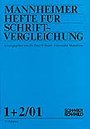 Mannheimer Hefte für Schriftvergleichung