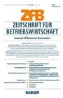 Zeitschrift für Betriebswirtschaft