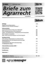 Briefe zum Agrarrecht