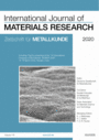International Journal of Materials Research