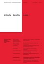 kritische berichte. Zeitschrift für Kunst- und Kulturwissenschaften