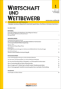WuW Wirtschaft und Wettbewerb
